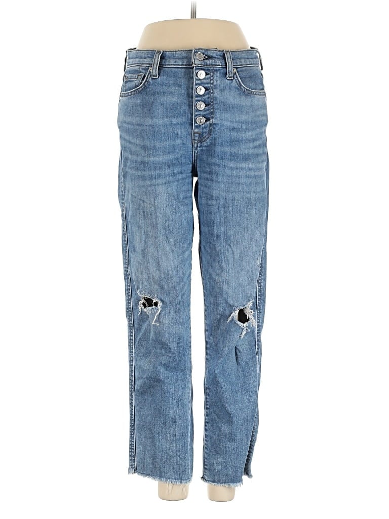 Pre-owned 7 For All Mankind Jeans In Blue