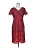 Donna Ricco Red Cocktail Dress Size 8 - photo 1
