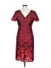 Donna Ricco Red Cocktail Dress Size 8 - photo 2