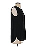 J.Crew 100% Polyester Black Sleeveless Blouse Size 0 - photo 4