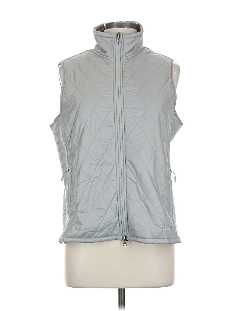 Pre-owned L.l.bean Vest In Gray