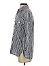 Layla Stripes Blue Long Sleeve Button-Down Shirt Size S - photo 5