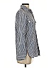 Layla Stripes Blue Long Sleeve Button-Down Shirt Size S - photo 4