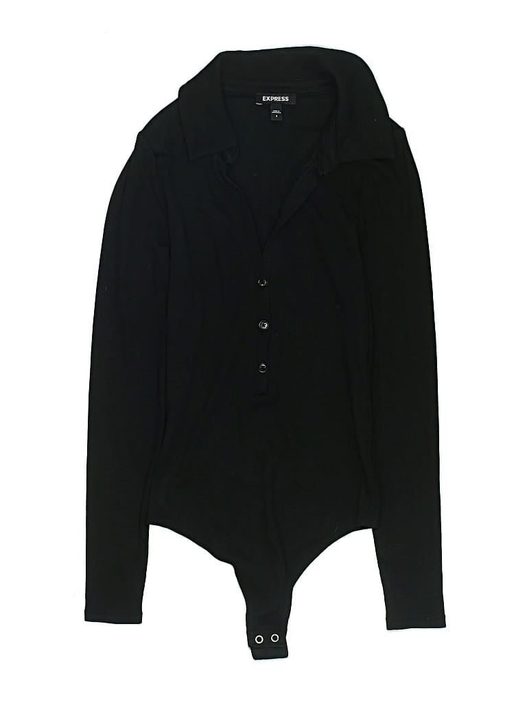 Pre-owned Express Bodysuit In Black