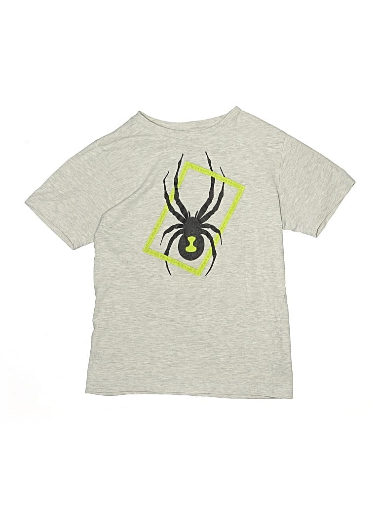 Pre-owned Spyder Kids' Short Sleeve T-shirt In Gray