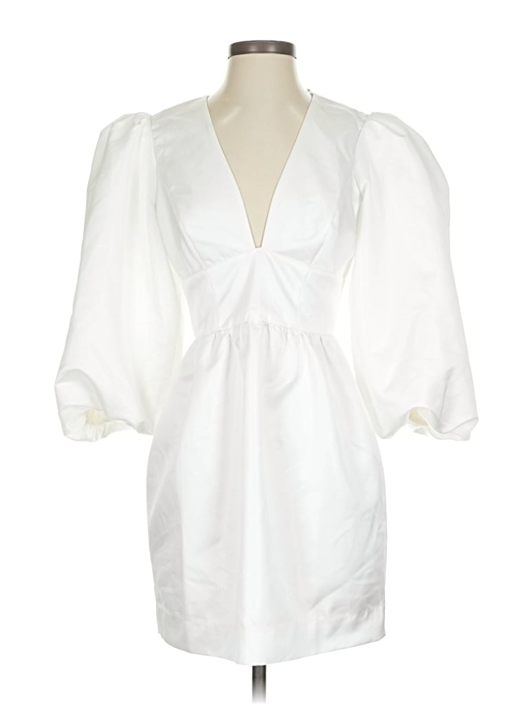 Pre-owned Reformation Cocktail Dress In White
