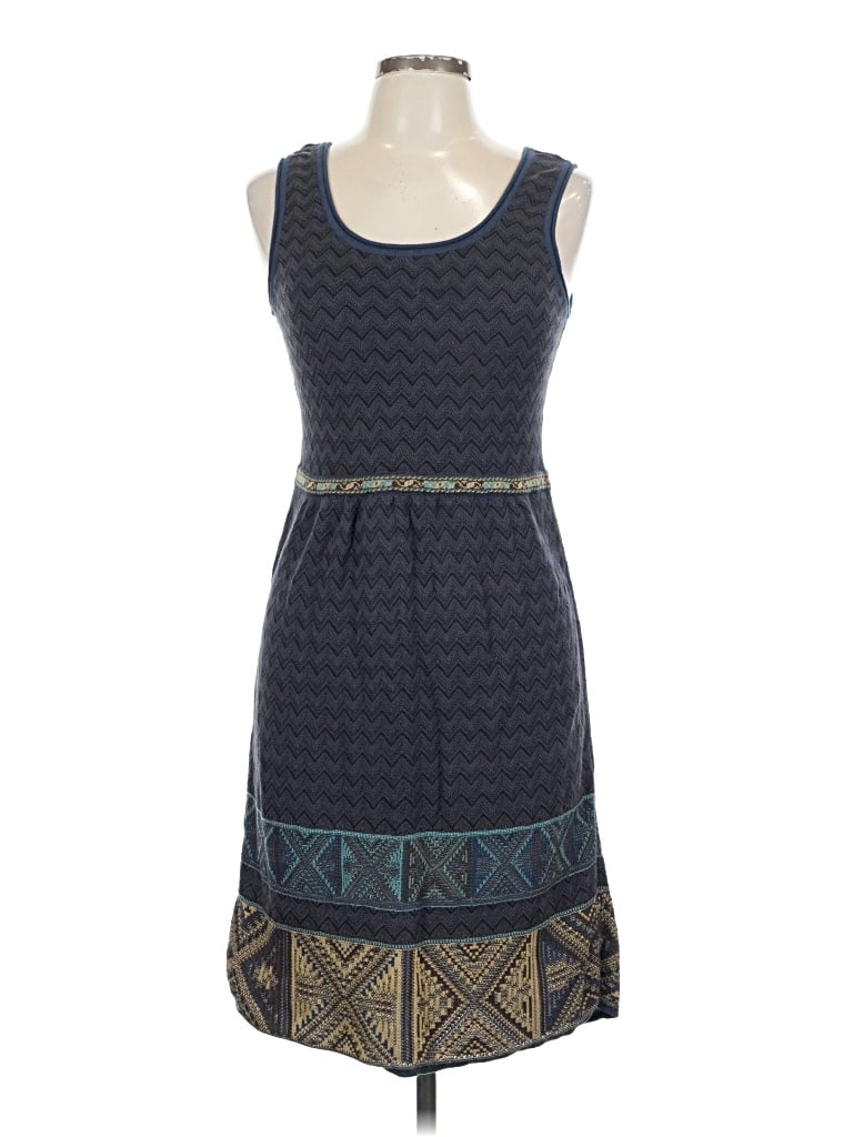 Pre-owned Peruvian Connection Casual Dress In Blue