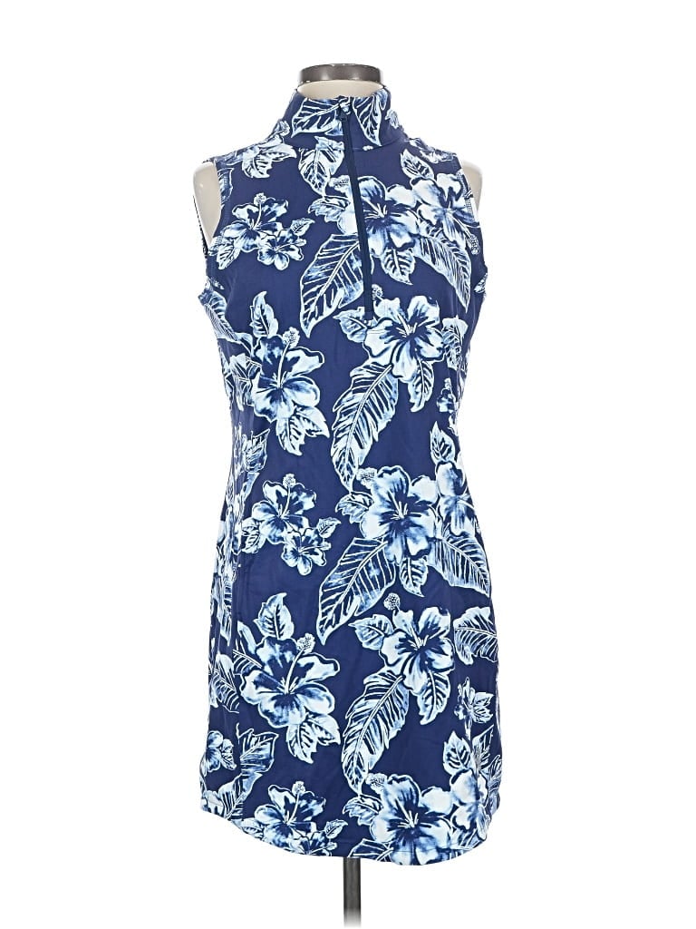 Pre-owned Tommy Bahama Casual Dress In Blue