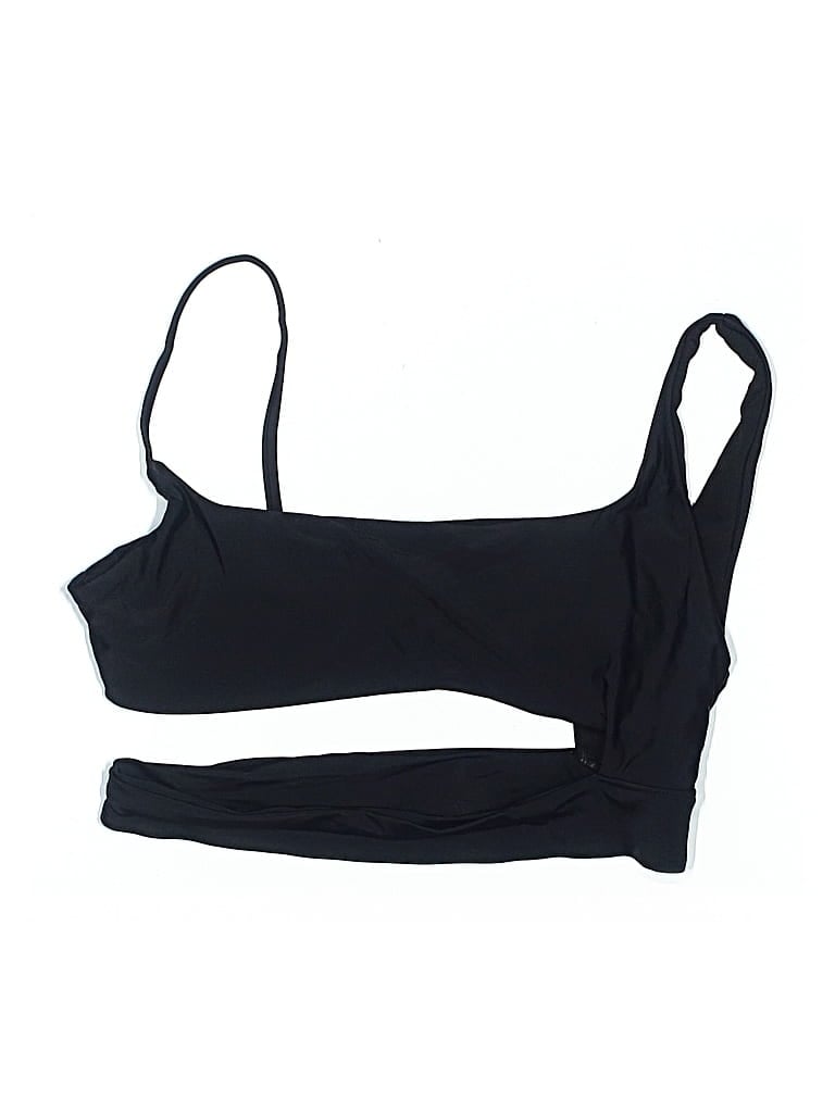 Pre-owned Unbranded Swimsuit Top Black Swimwear