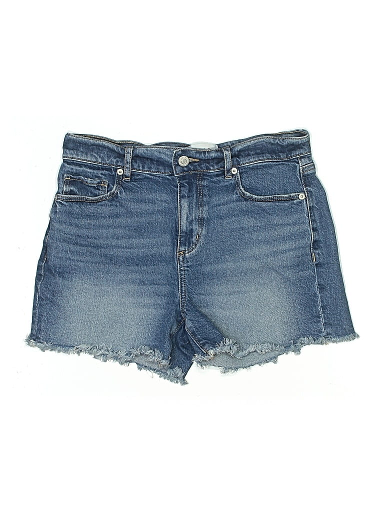 Pre-owned Ann Taylor Loft Denim Shorts In Blue