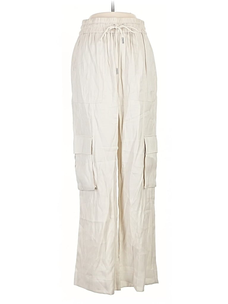 Pre-owned Guess Cargo Pants In White