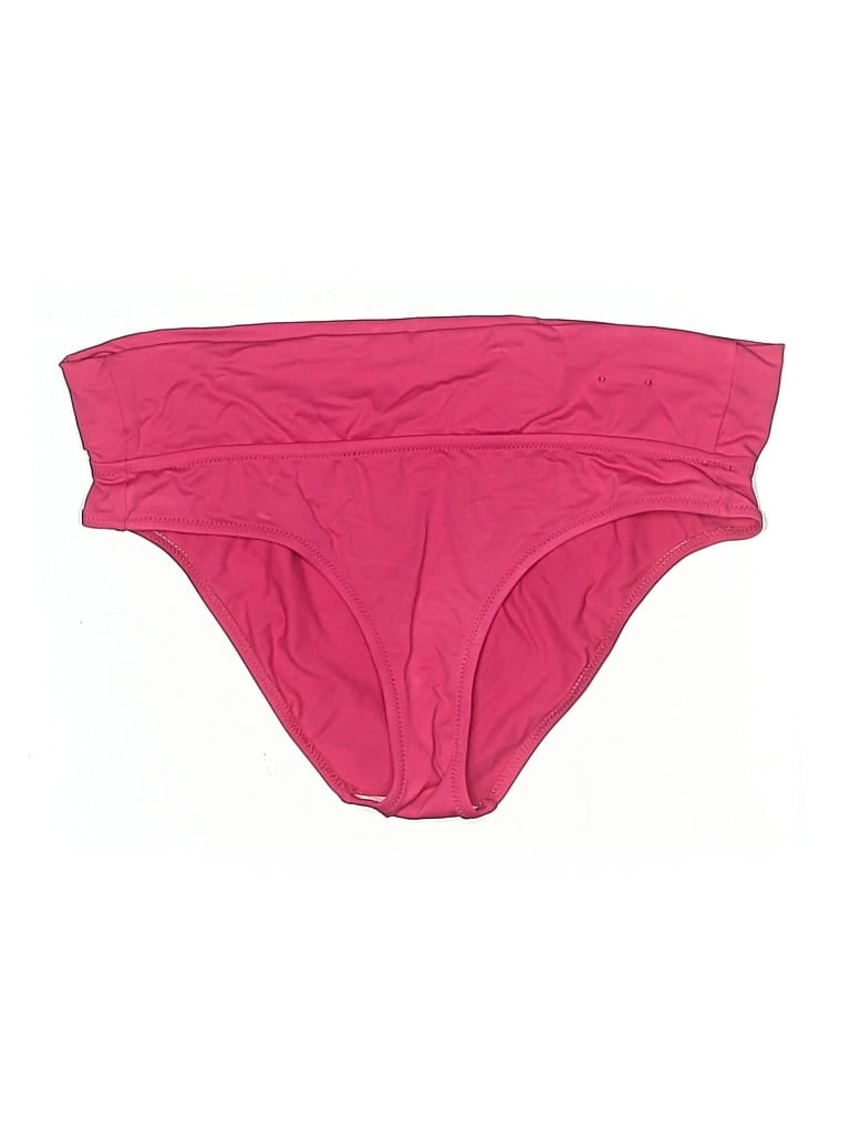 Pre-owned Lascana Swimsuit Bottoms In Burgundy
