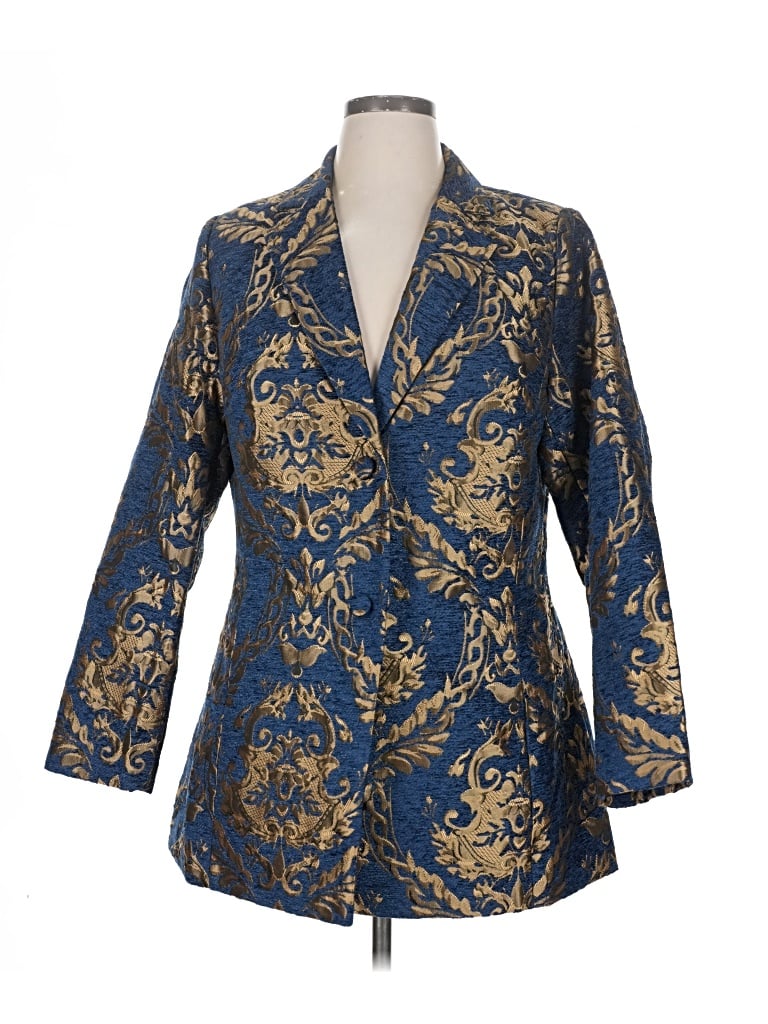 Pre-owned Venus Blazer Jacket In Blue