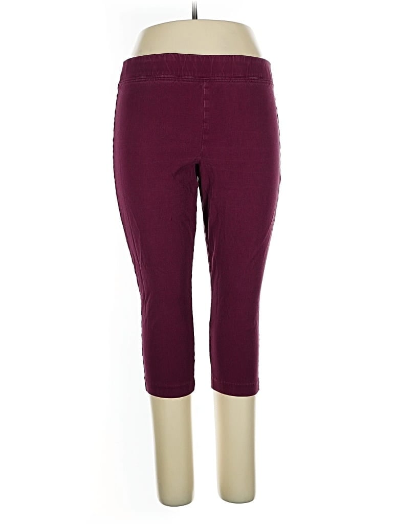 Pre-owned Talbots Jeggings In Burgundy