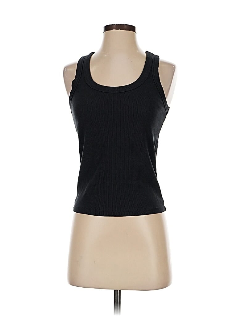 Pre-owned Marine Layer Tank Top Black Halter Neckline Tops