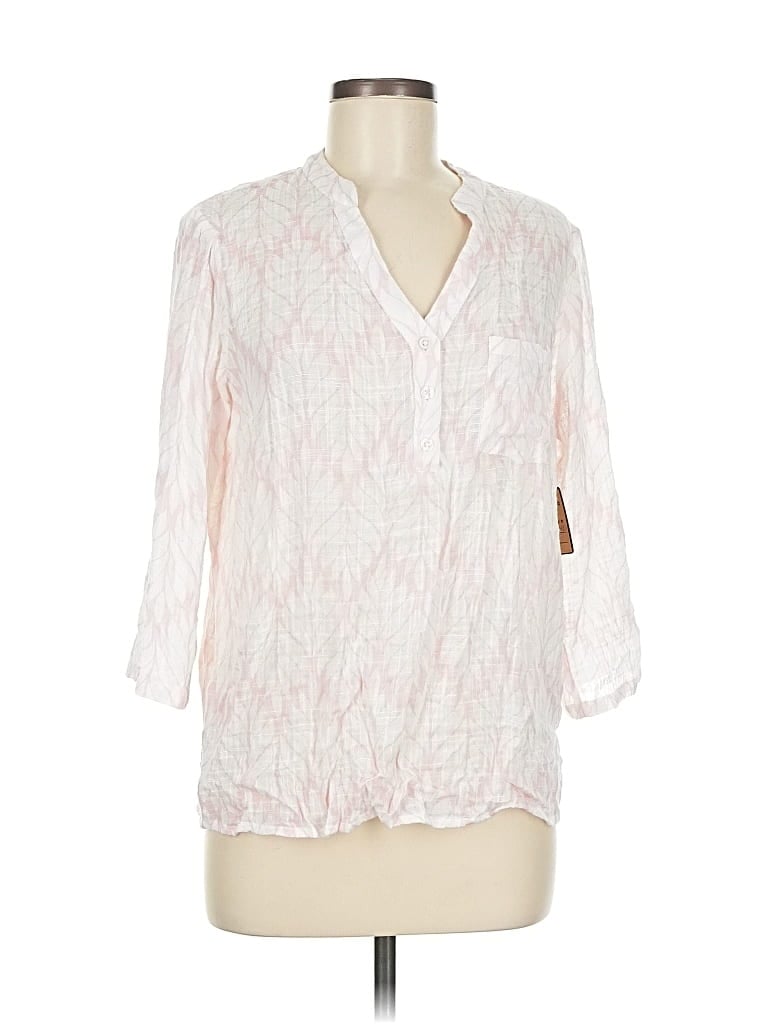 Charlie 3/4 Sleeve Blouse In Pink