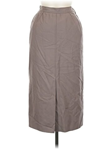 Giorgio Armani Faux Leather Skirt (view 1)