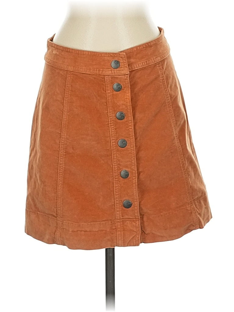 Pre-owned Madewell Casual Skirt In Brown