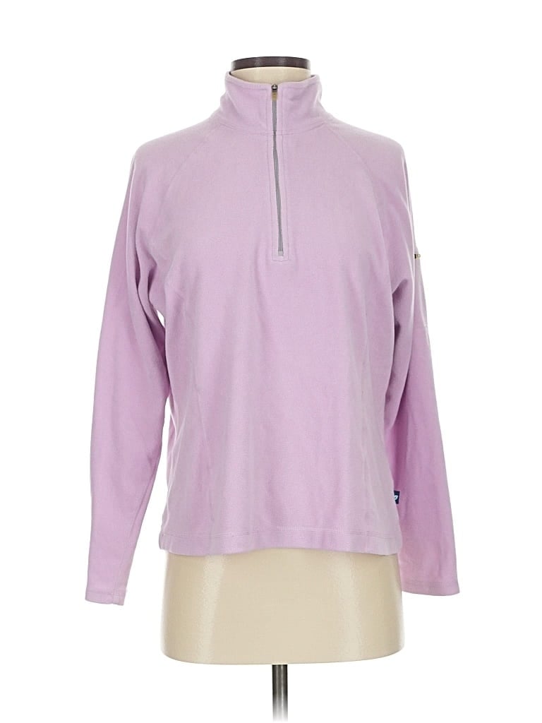 Pre-owned L.l.bean Fleece Jacket In Purple