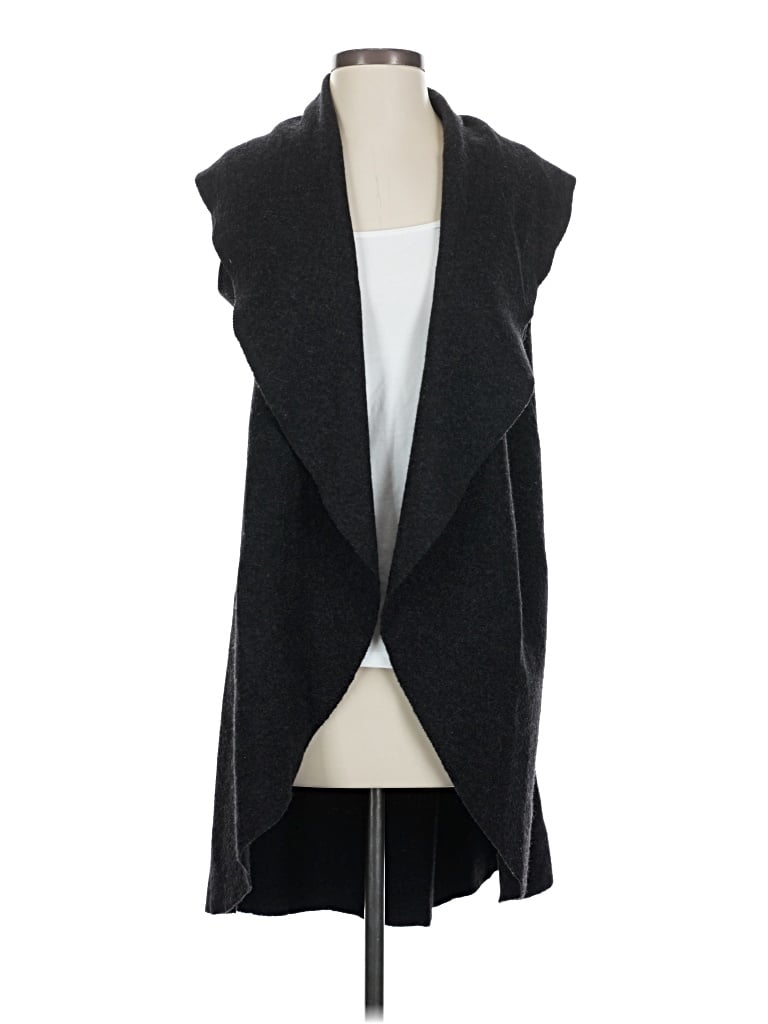 Pre-owned Moth Wool Cardigan Sweater In Black