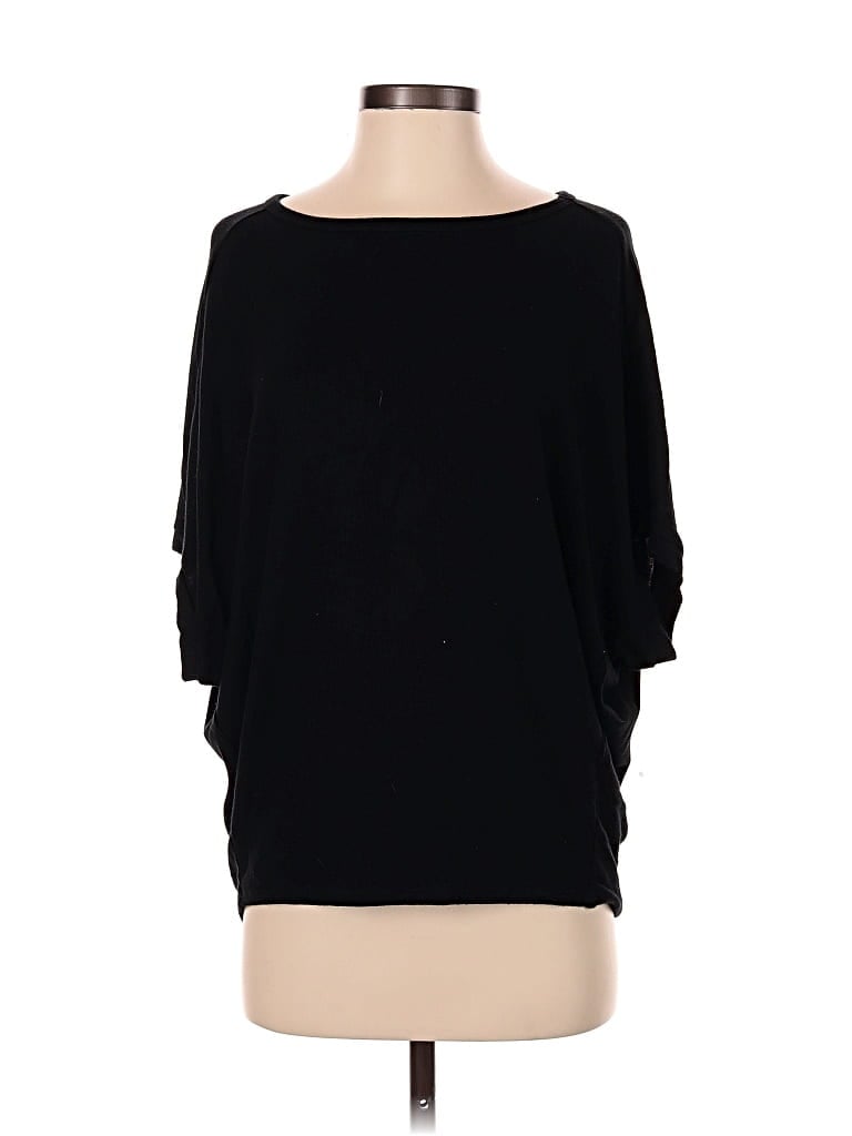 Michael Stars 3/4 Sleeve T-shirt In Black