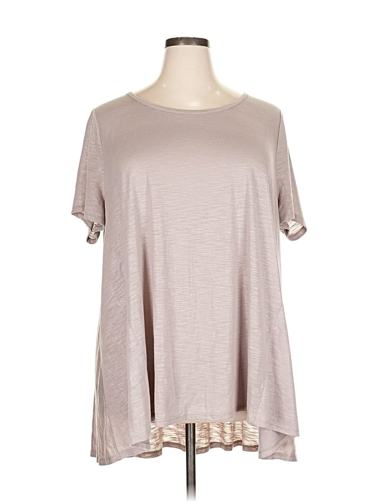 Lane Bryant Short Sleeve T-shirt In Pink