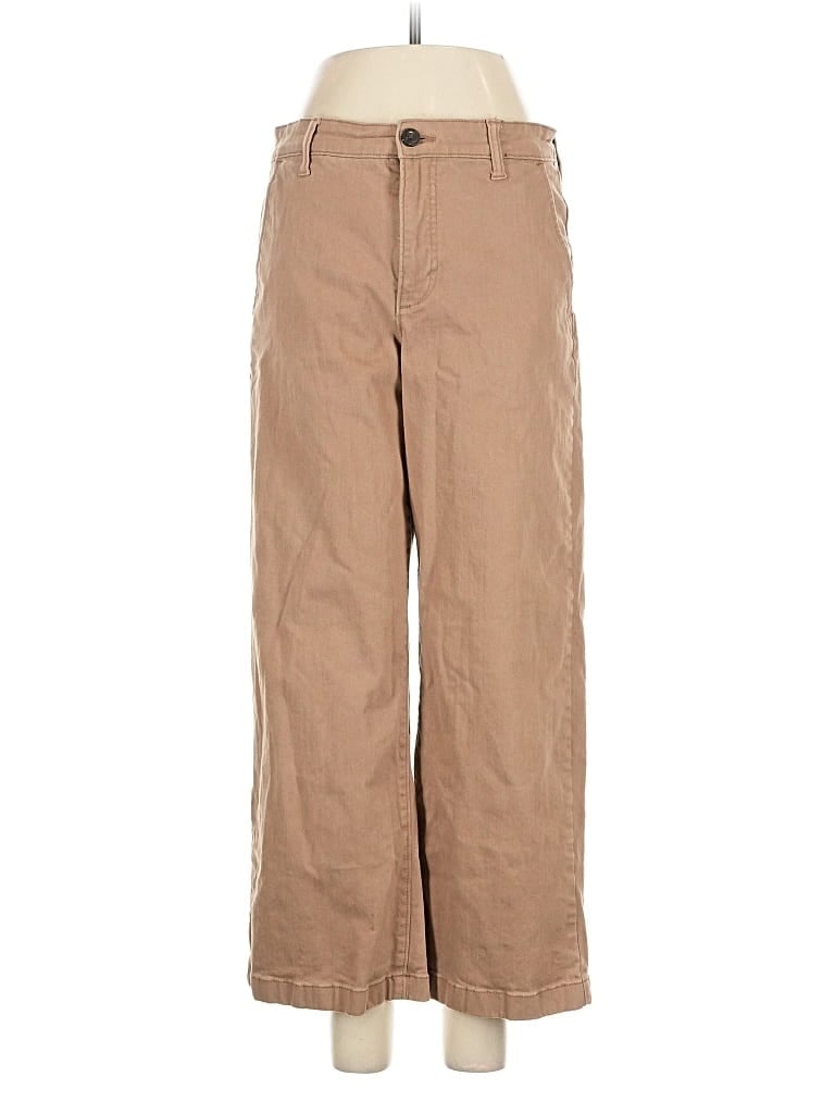 Pre-owned Ella Moss Khaki Pant In Brown