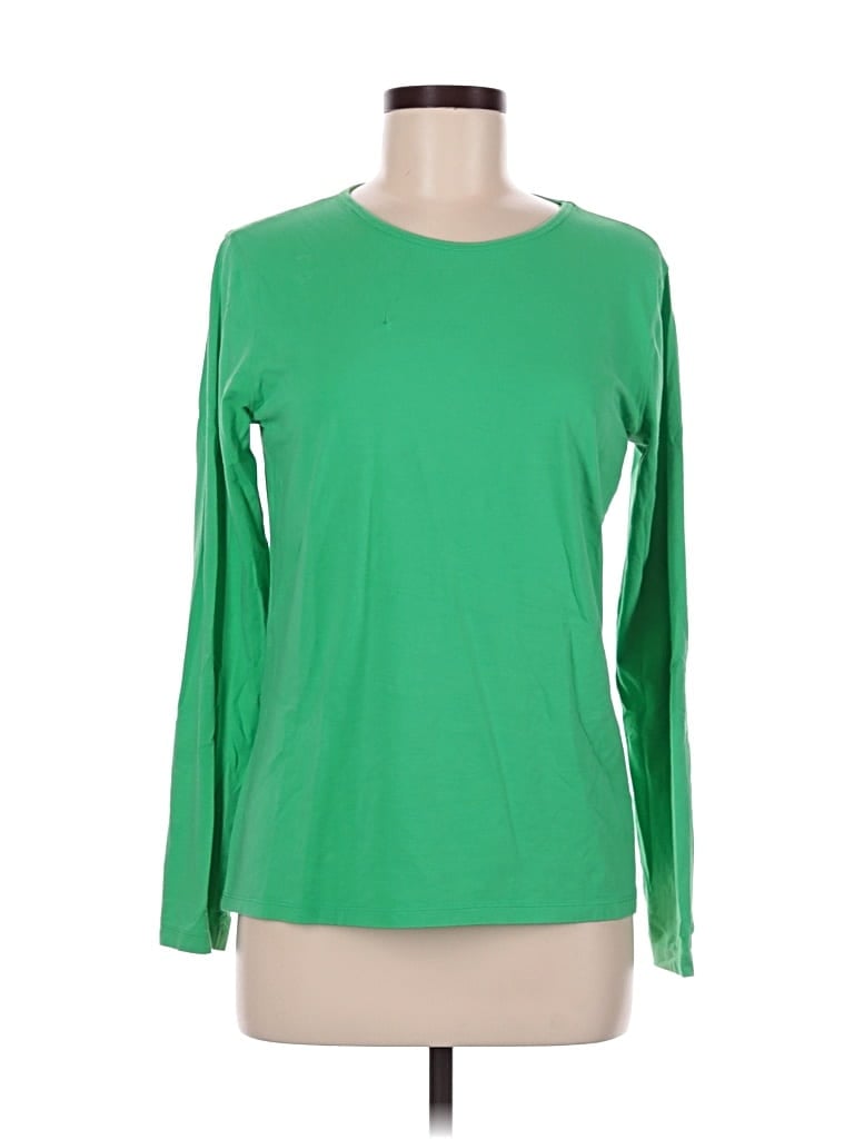 Pre-owned Coolibar Long Sleeve T-shirt In Green