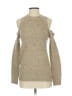 Rebecca Minkoff Tweed Tan Wool Pullover Sweater Size XXS - photo 1