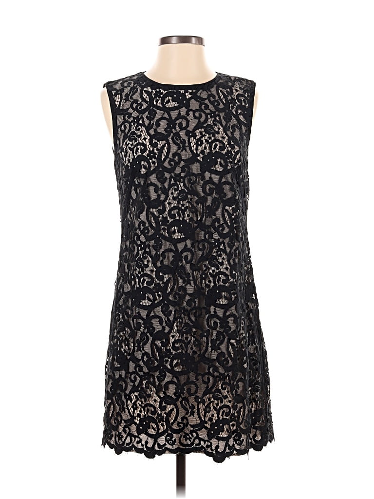 Pre-owned Ann Taylor Loft Cocktail Dress In Black