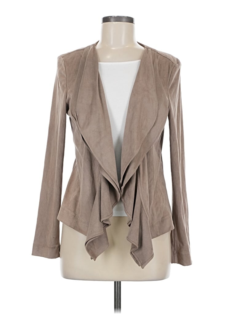 Pre-owned Ny Collection Cardigan Sweater In Brown