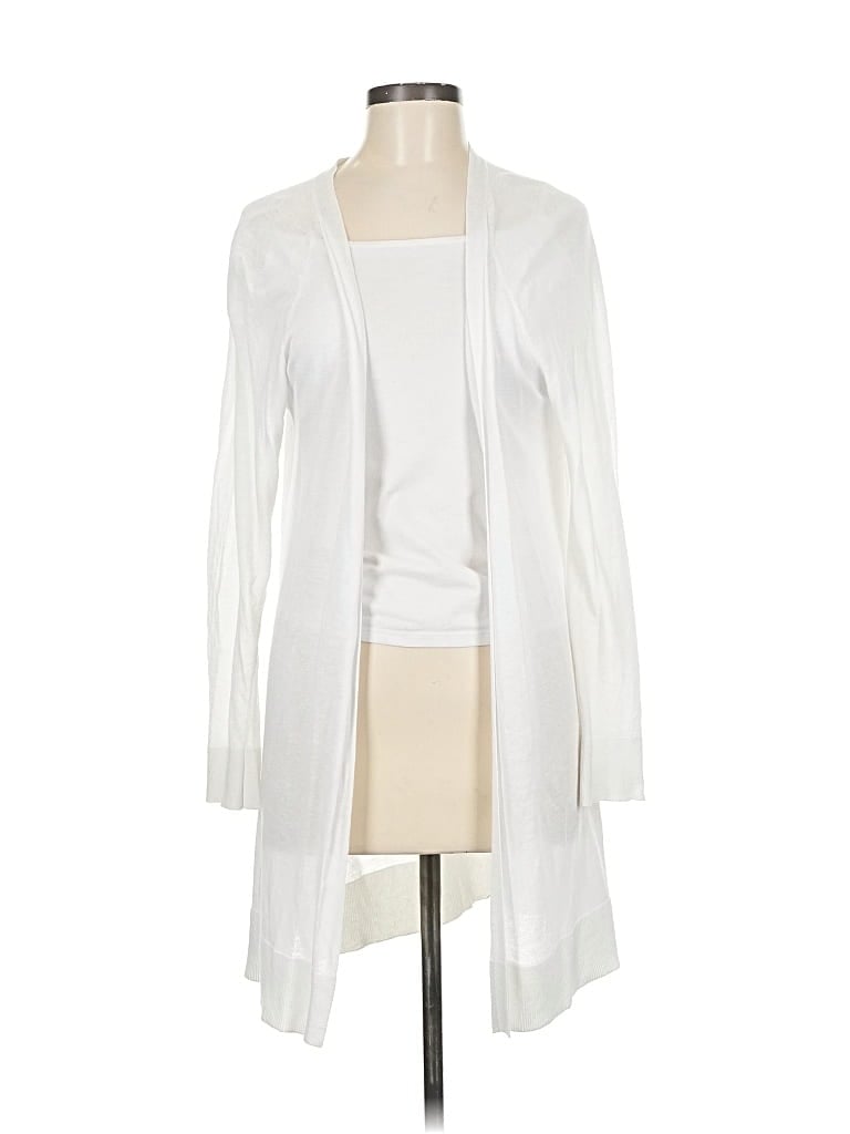 ANN TAYLOR LOFT Pre-owned Cardigan Sweater In White