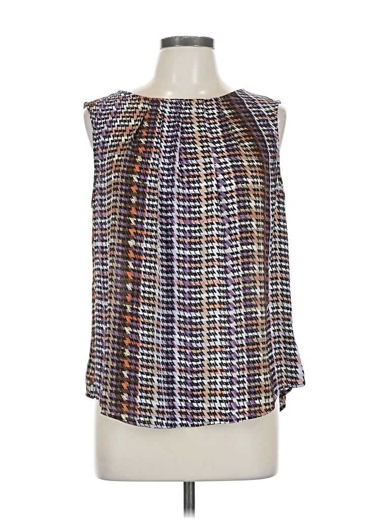 Pre-owned Worthington Sleeveless Blouse In Purple
