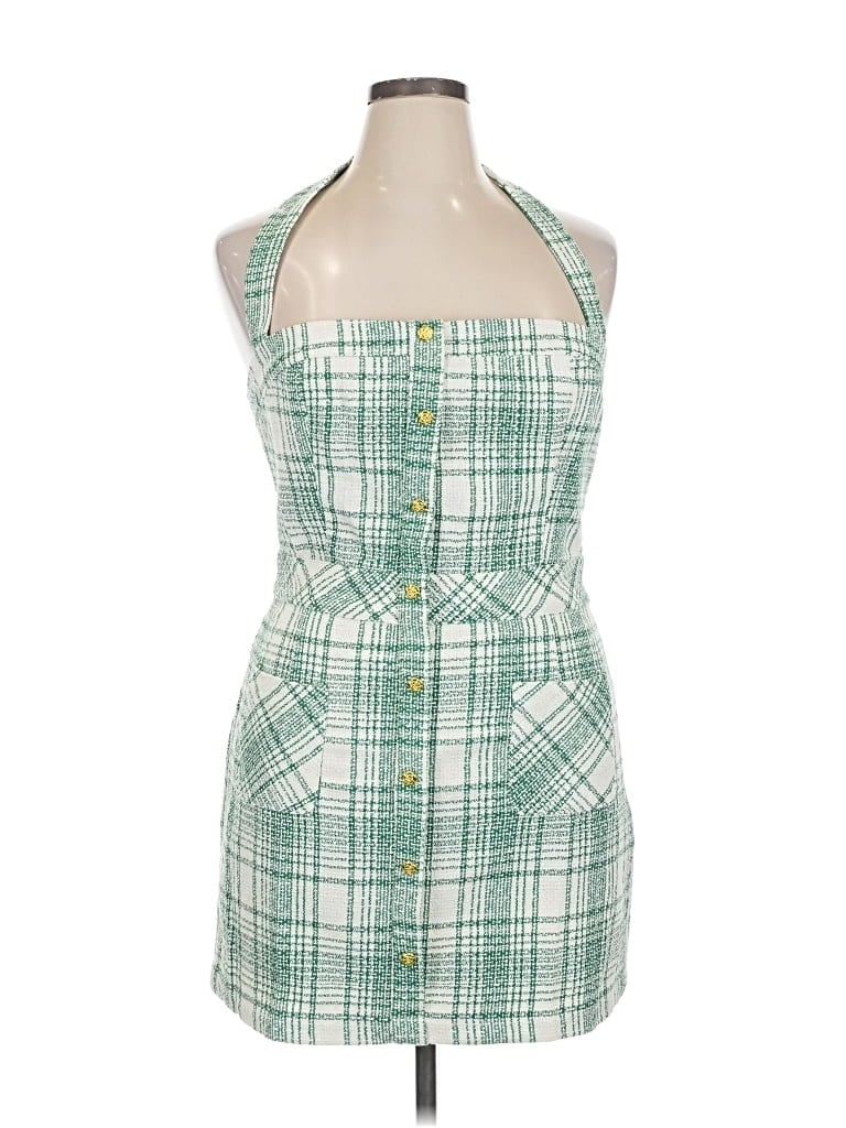 Pre-owned Fashion Nova Casual Dress In Green