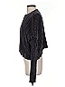 Wild Flower 100% Polyester Metallic Black Pullover Sweater Size XS - Sm - photo 5