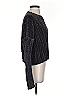 Wild Flower 100% Polyester Metallic Black Pullover Sweater Size XS - Sm - photo 4
