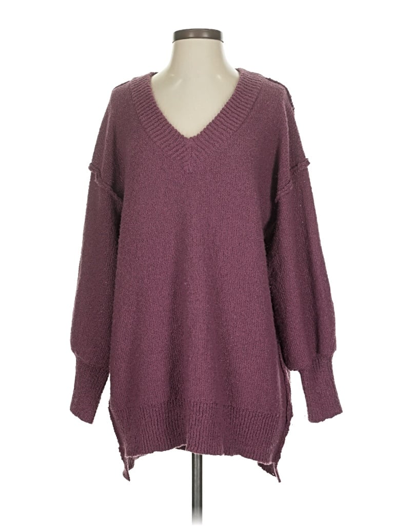 Pre-owned Altar'd State Pullover Sweater In Purple