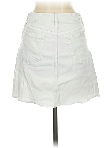 7 For All Mankind Denim Skirt (view 2)
