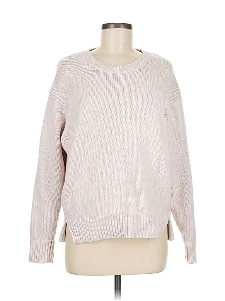 Pre-owned Everlane Pullover Sweater In White