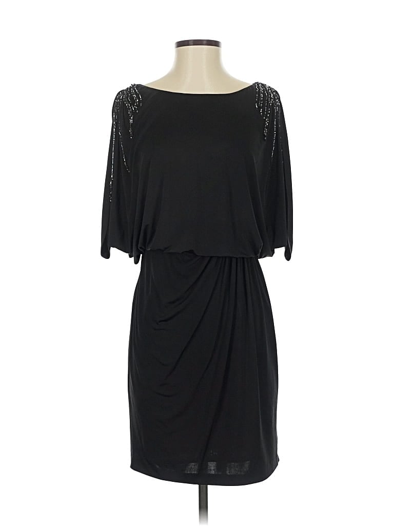 Pre-owned Aidan Mattox Cocktail Dress In Black