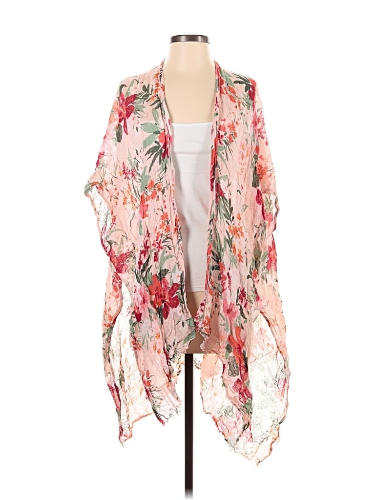 Pre-owned Spartina 449 Kimono In Pink