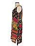 Bill Blass Graphic Brown Red Casual Dress Size P (estimated, petite) - photo 5
