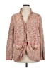 Sigrid Olsen Tweed Pink Cardigan Size 1X - photo 1