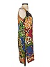 Bill Blass Graphic Brown Red Casual Dress Size P (estimated, petite) - photo 4