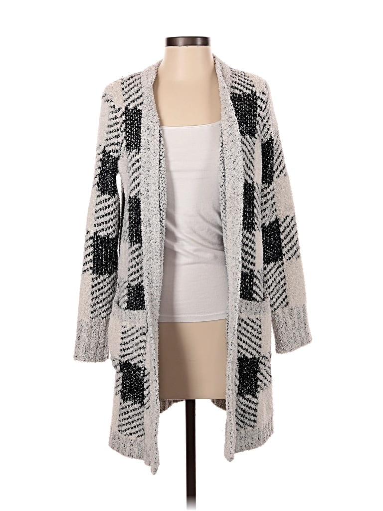 Pre-owned Metric Knits Cardigan Sweater In Gray