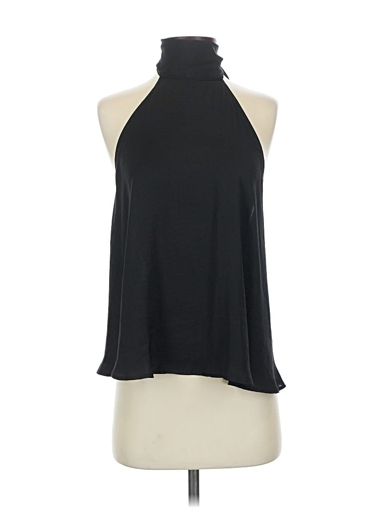 Pre-owned Blue Life Sleeveless Blouse In Black