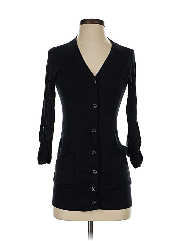 Pre-owned Splendid Cardigan Sweater In Black