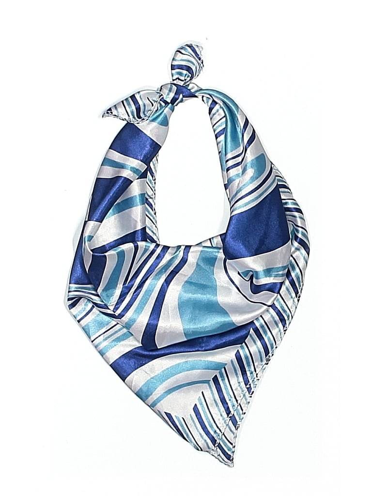 Pre-owned Unbranded Scarf In Blue