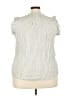 Como Blu Silver Sleeveless Button-Down Shirt Size 3X - photo 2