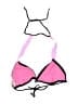 TYR Hearts Black Swimsuit Top Size M - photo 2